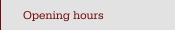 Opening hours